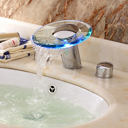 led_waterfall_two_handles_hydroelectric_power_glass_bathroom_faucet_chrome_finish_faucetsuperdeal-1